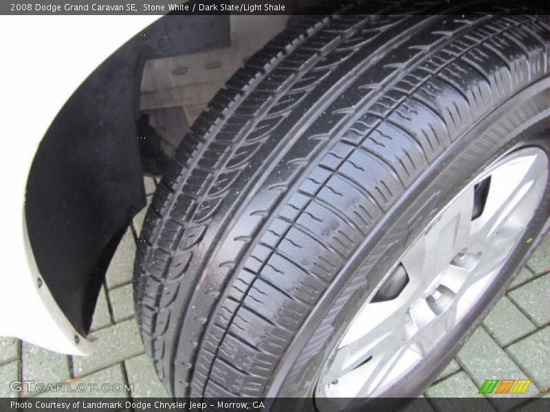 Stone White / Dark Slate/Light Shale 2008 Dodge Grand Caravan SE