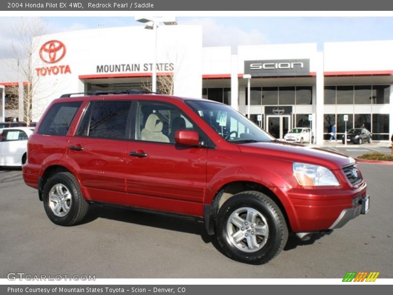 Redrock Pearl / Saddle 2004 Honda Pilot EX 4WD