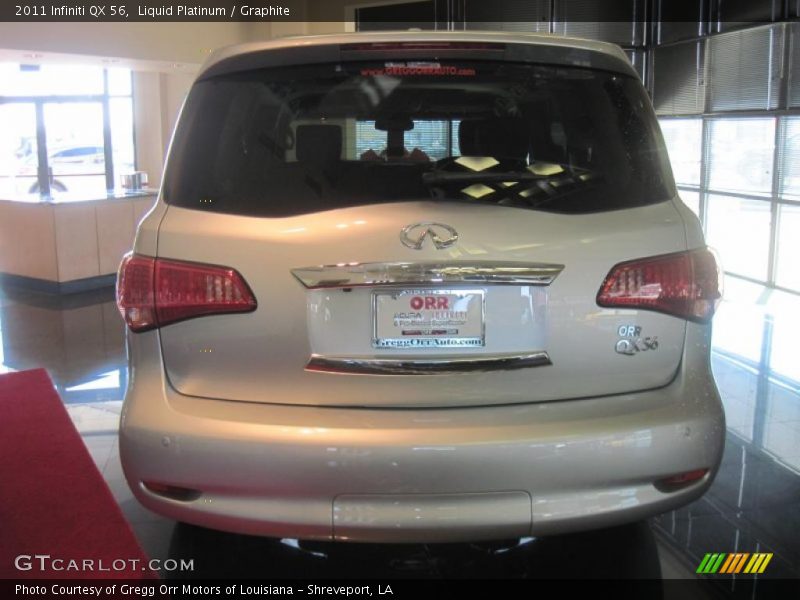 Liquid Platinum / Graphite 2011 Infiniti QX 56