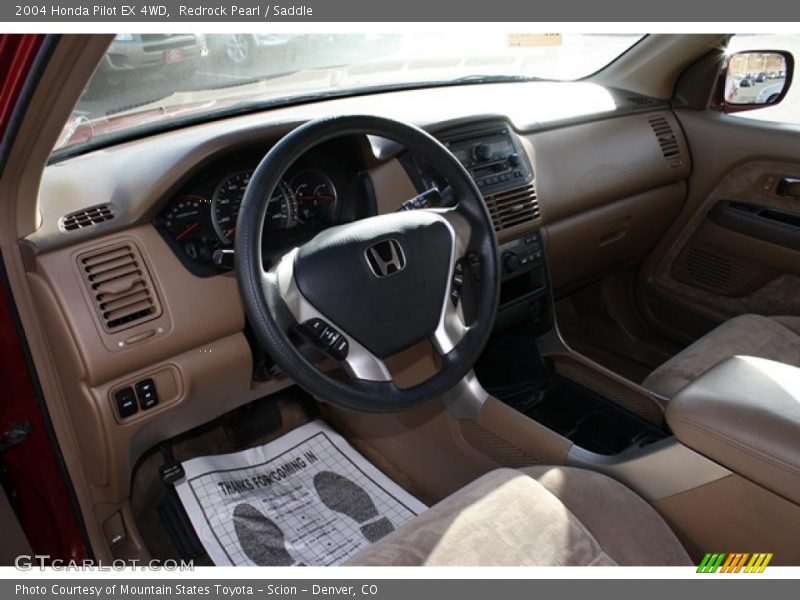 Redrock Pearl / Saddle 2004 Honda Pilot EX 4WD