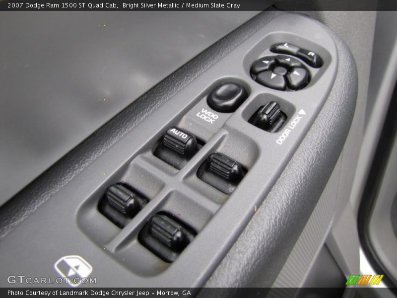 Bright Silver Metallic / Medium Slate Gray 2007 Dodge Ram 1500 ST Quad Cab