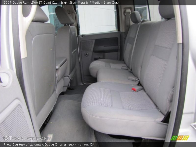 Bright Silver Metallic / Medium Slate Gray 2007 Dodge Ram 1500 ST Quad Cab