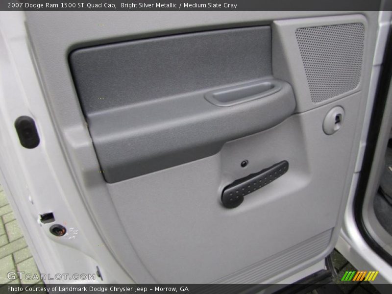Bright Silver Metallic / Medium Slate Gray 2007 Dodge Ram 1500 ST Quad Cab