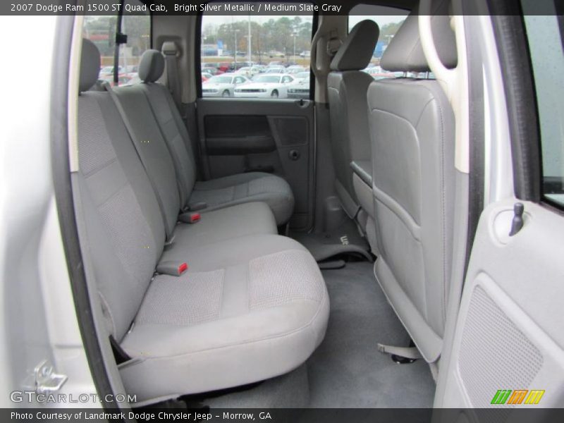Bright Silver Metallic / Medium Slate Gray 2007 Dodge Ram 1500 ST Quad Cab