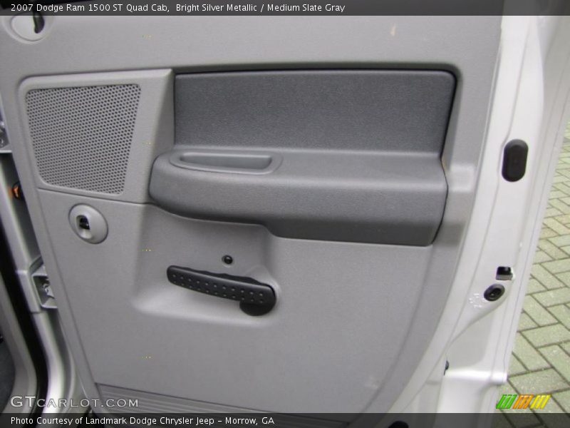 Bright Silver Metallic / Medium Slate Gray 2007 Dodge Ram 1500 ST Quad Cab