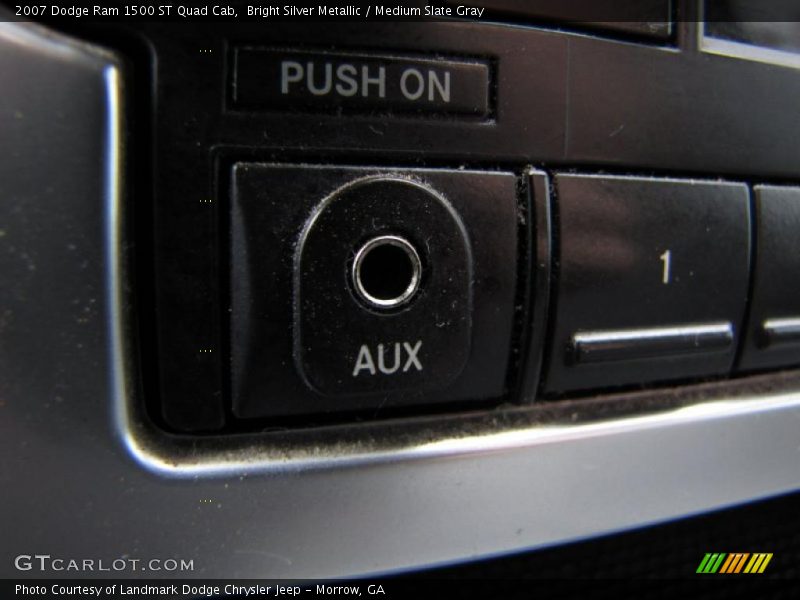 Bright Silver Metallic / Medium Slate Gray 2007 Dodge Ram 1500 ST Quad Cab