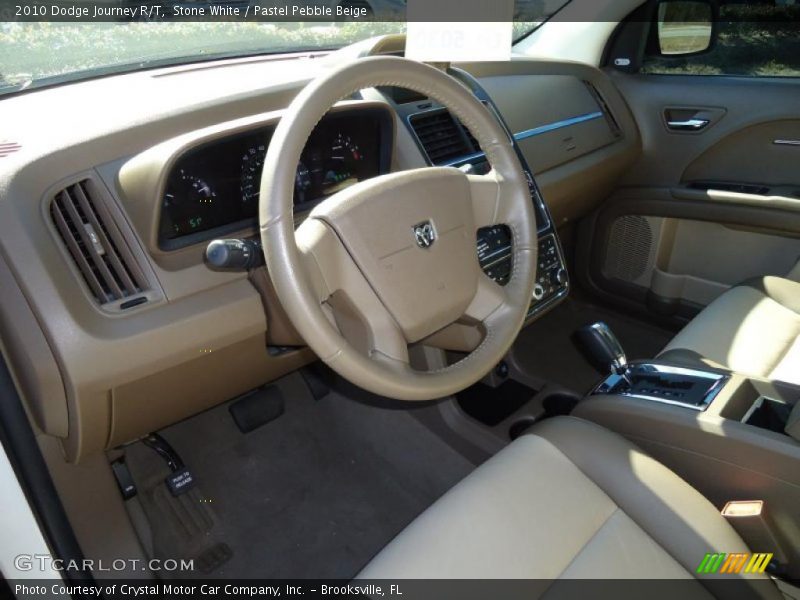 Pastel Pebble Beige Interior - 2010 Journey R/T 
