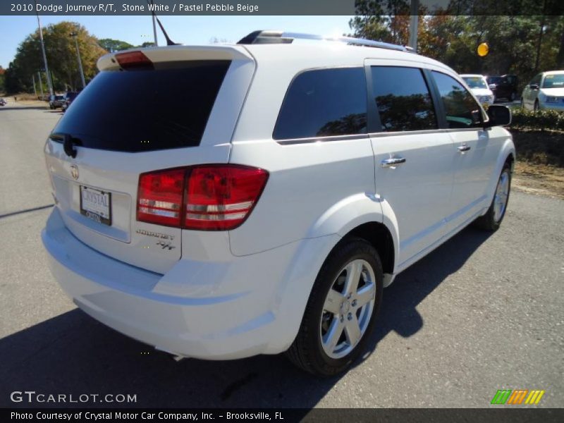 Stone White / Pastel Pebble Beige 2010 Dodge Journey R/T
