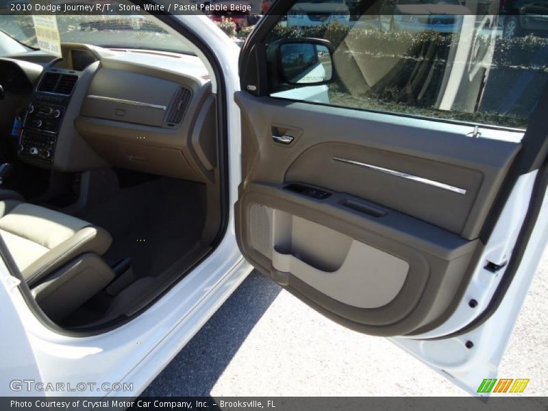 Stone White / Pastel Pebble Beige 2010 Dodge Journey R/T