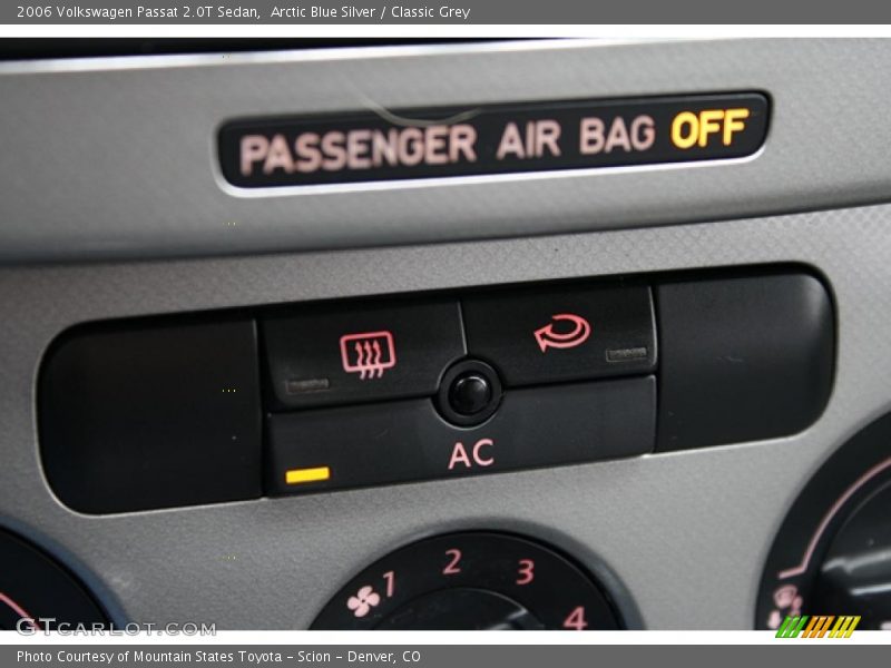 Arctic Blue Silver / Classic Grey 2006 Volkswagen Passat 2.0T Sedan