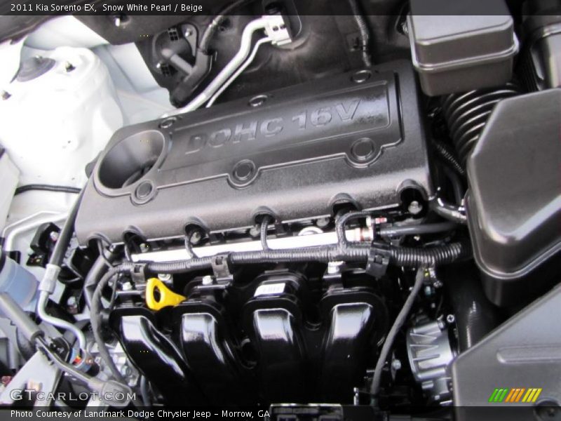 Snow White Pearl / Beige 2011 Kia Sorento EX