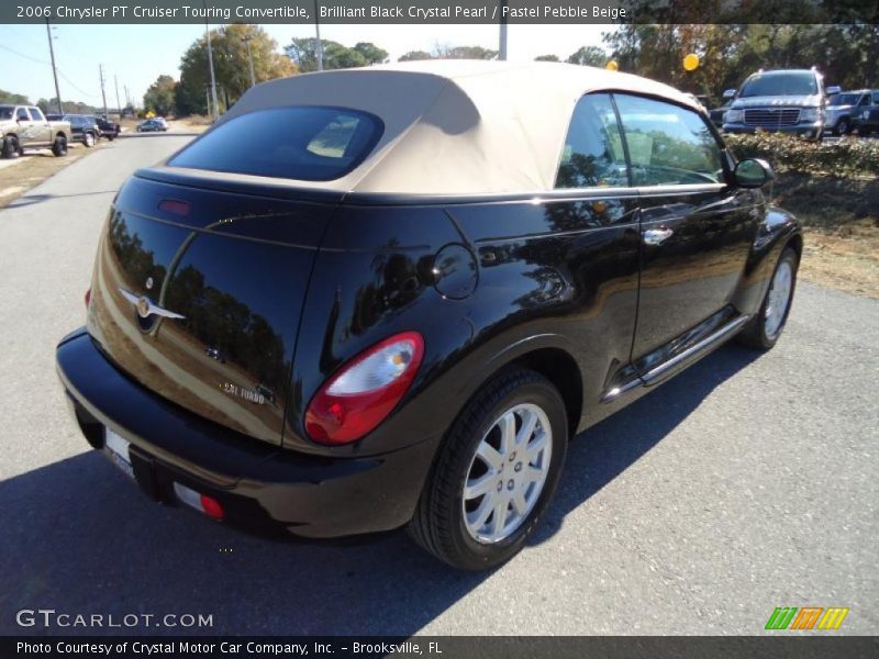 Brilliant Black Crystal Pearl / Pastel Pebble Beige 2006 Chrysler PT Cruiser Touring Convertible