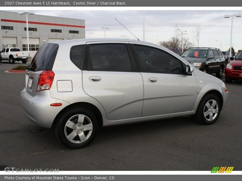 Cosmic Silver / Charcoal Black 2007 Chevrolet Aveo 5 LS Hatchback