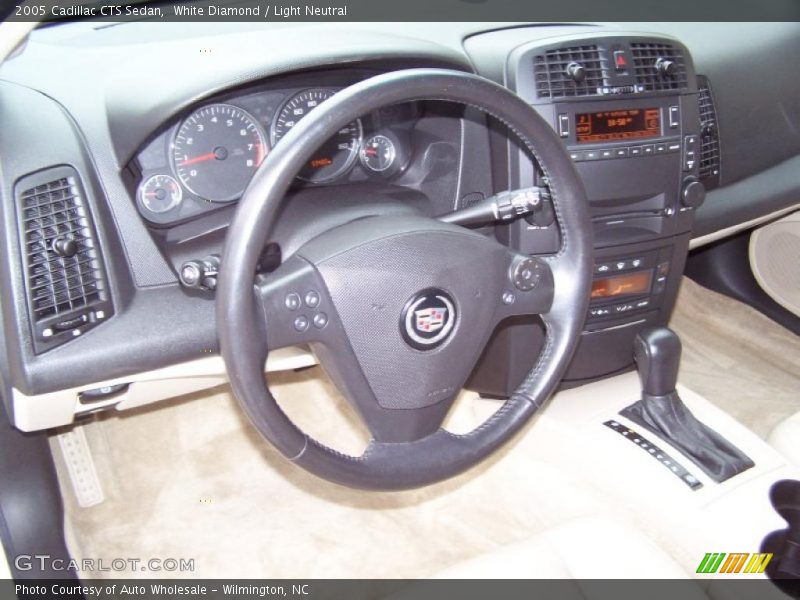 White Diamond / Light Neutral 2005 Cadillac CTS Sedan