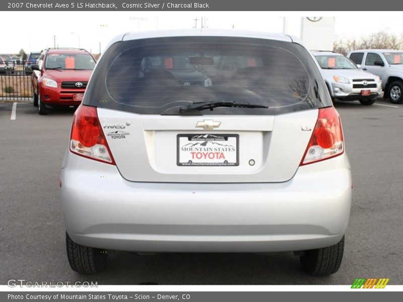 Cosmic Silver / Charcoal Black 2007 Chevrolet Aveo 5 LS Hatchback