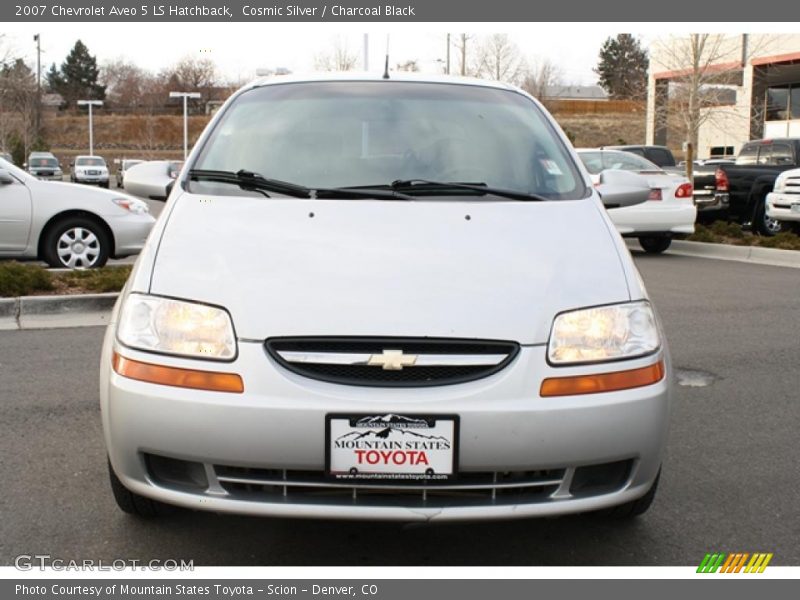 Cosmic Silver / Charcoal Black 2007 Chevrolet Aveo 5 LS Hatchback