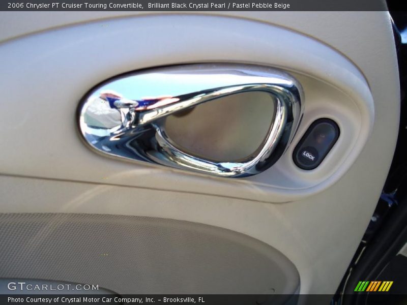 Brilliant Black Crystal Pearl / Pastel Pebble Beige 2006 Chrysler PT Cruiser Touring Convertible