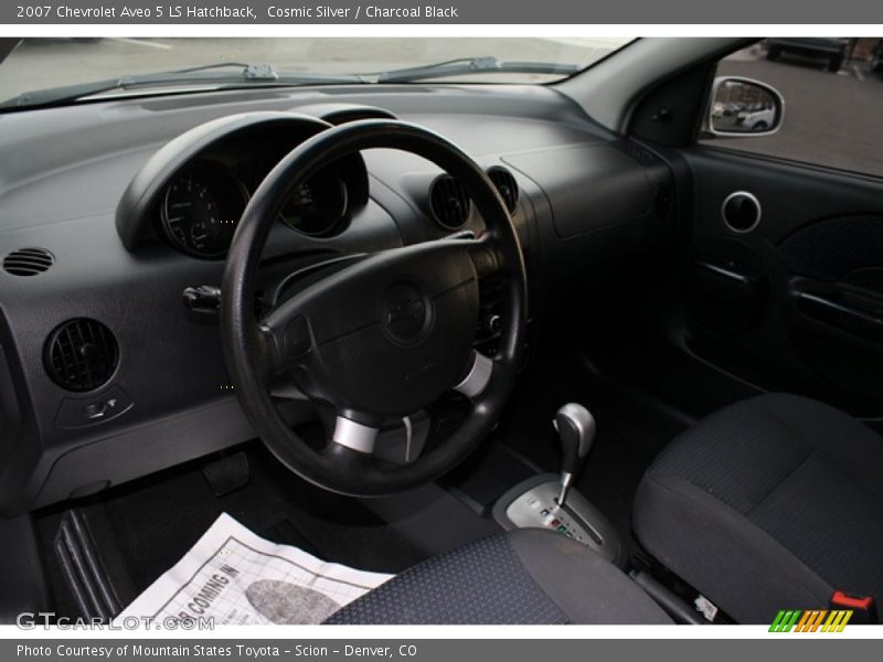 Cosmic Silver / Charcoal Black 2007 Chevrolet Aveo 5 LS Hatchback