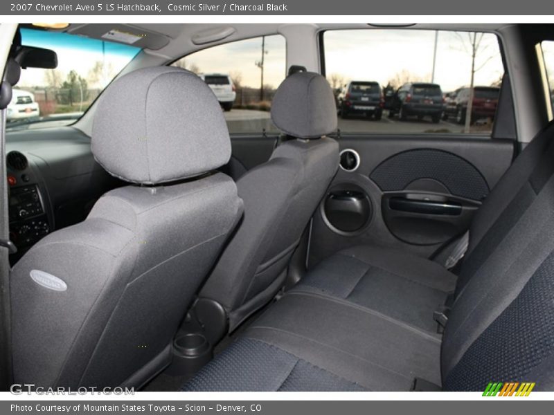 Cosmic Silver / Charcoal Black 2007 Chevrolet Aveo 5 LS Hatchback