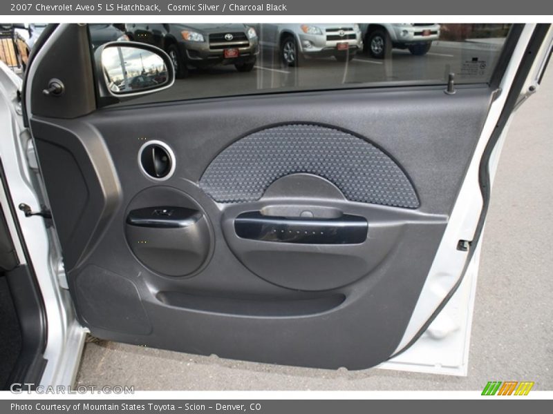 Cosmic Silver / Charcoal Black 2007 Chevrolet Aveo 5 LS Hatchback