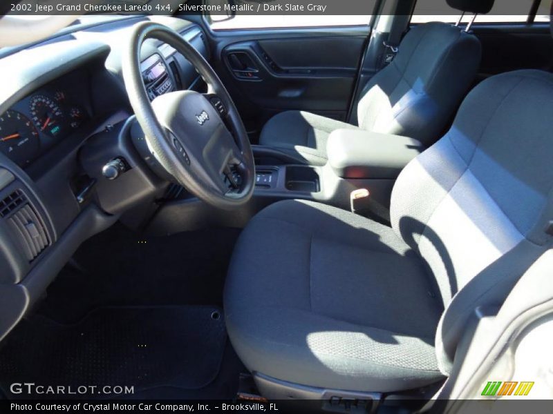 Silverstone Metallic / Dark Slate Gray 2002 Jeep Grand Cherokee Laredo 4x4