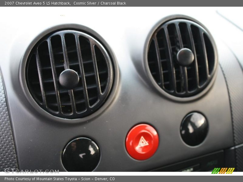 Cosmic Silver / Charcoal Black 2007 Chevrolet Aveo 5 LS Hatchback