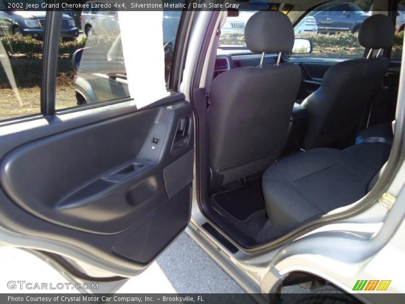 Silverstone Metallic / Dark Slate Gray 2002 Jeep Grand Cherokee Laredo 4x4