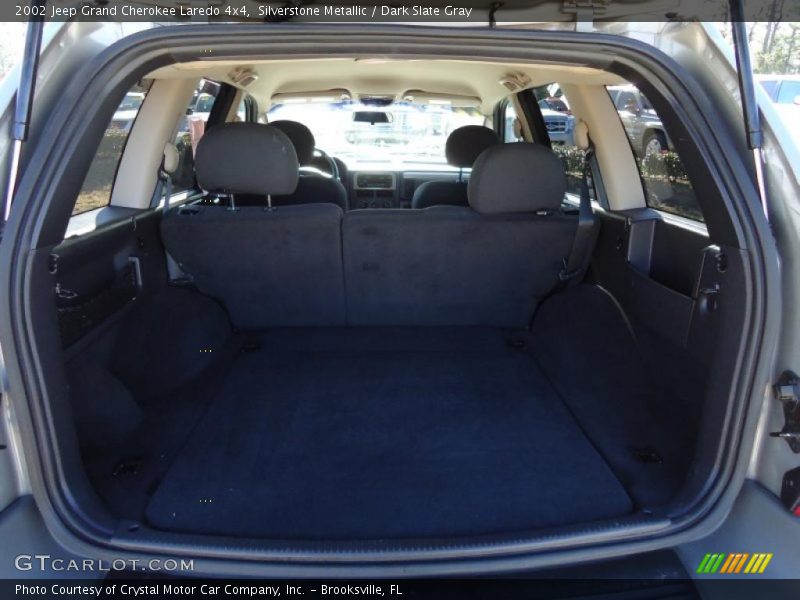 Silverstone Metallic / Dark Slate Gray 2002 Jeep Grand Cherokee Laredo 4x4