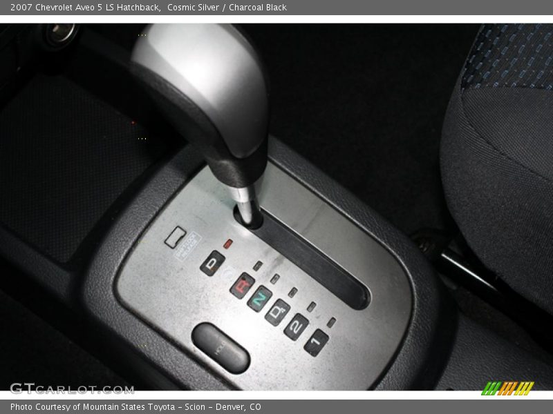 Cosmic Silver / Charcoal Black 2007 Chevrolet Aveo 5 LS Hatchback