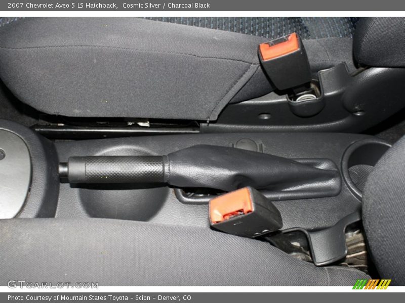 Cosmic Silver / Charcoal Black 2007 Chevrolet Aveo 5 LS Hatchback