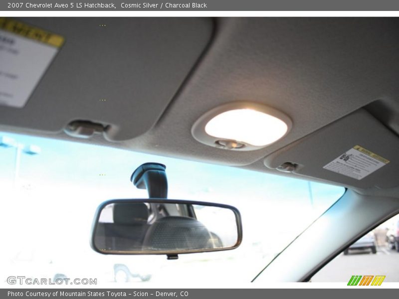Cosmic Silver / Charcoal Black 2007 Chevrolet Aveo 5 LS Hatchback
