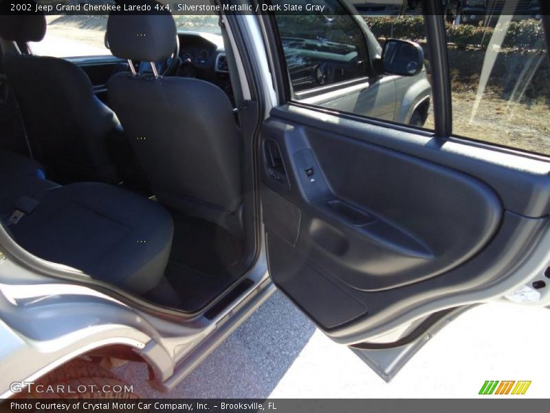 Silverstone Metallic / Dark Slate Gray 2002 Jeep Grand Cherokee Laredo 4x4