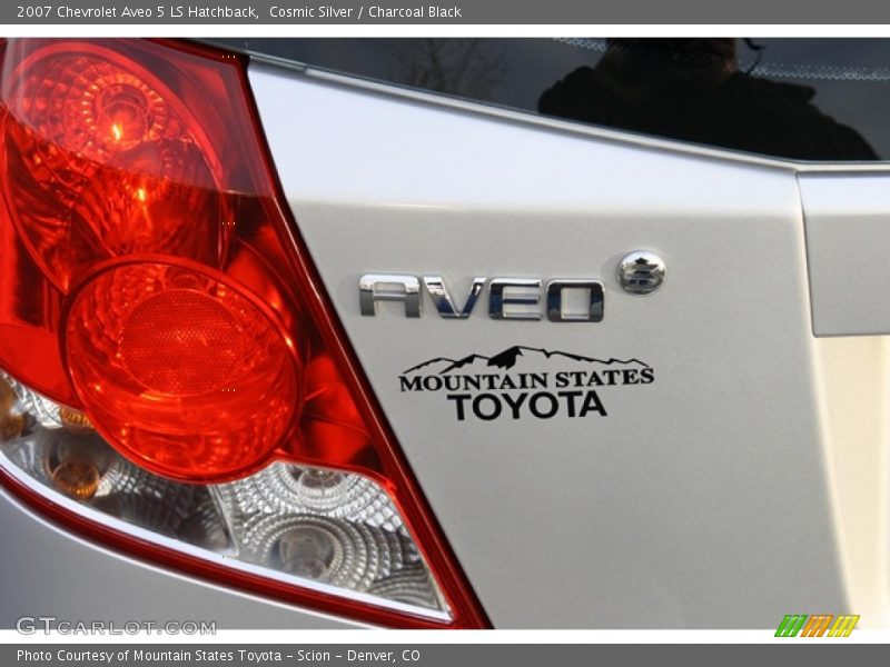 Cosmic Silver / Charcoal Black 2007 Chevrolet Aveo 5 LS Hatchback