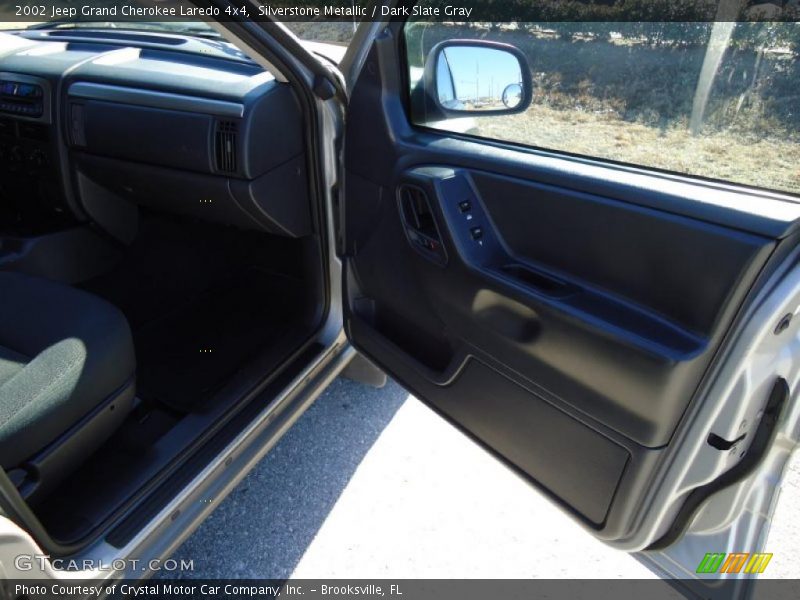 Silverstone Metallic / Dark Slate Gray 2002 Jeep Grand Cherokee Laredo 4x4