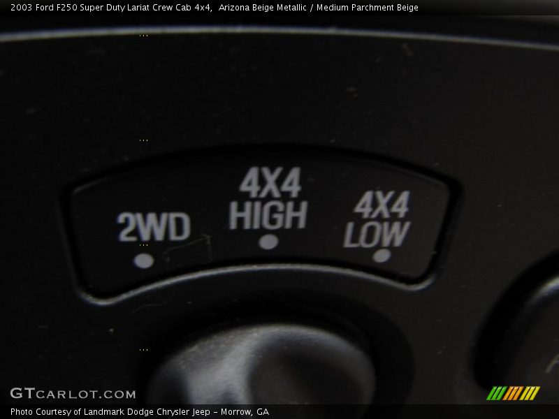 Arizona Beige Metallic / Medium Parchment Beige 2003 Ford F250 Super Duty Lariat Crew Cab 4x4