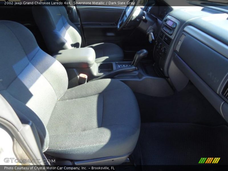 Silverstone Metallic / Dark Slate Gray 2002 Jeep Grand Cherokee Laredo 4x4