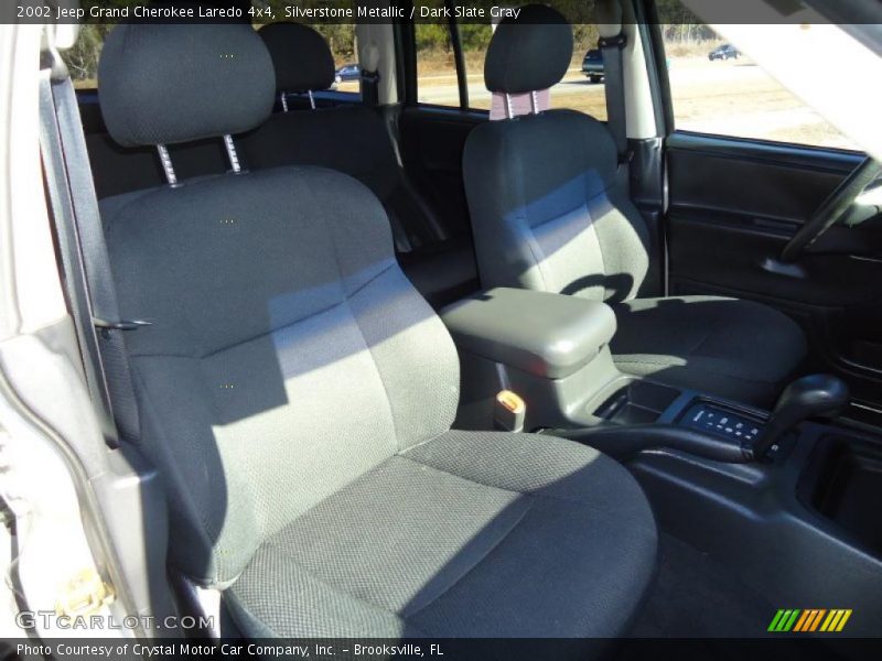 Silverstone Metallic / Dark Slate Gray 2002 Jeep Grand Cherokee Laredo 4x4