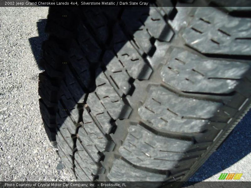 Silverstone Metallic / Dark Slate Gray 2002 Jeep Grand Cherokee Laredo 4x4