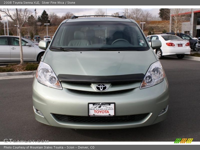Silver Pine Mica / Stone 2008 Toyota Sienna XLE