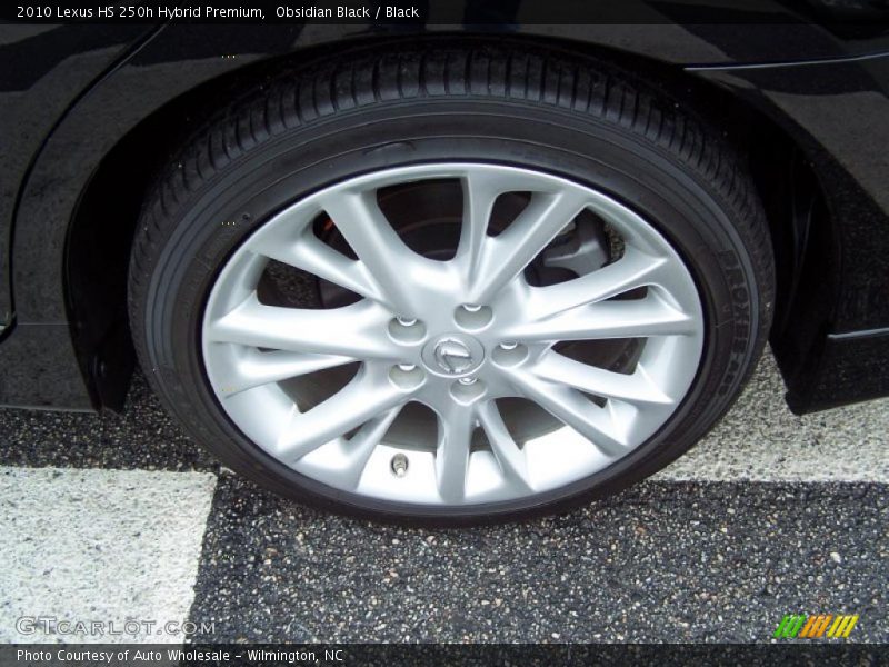 Obsidian Black / Black 2010 Lexus HS 250h Hybrid Premium