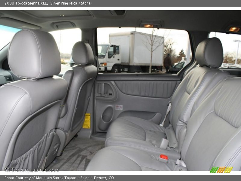 Silver Pine Mica / Stone 2008 Toyota Sienna XLE