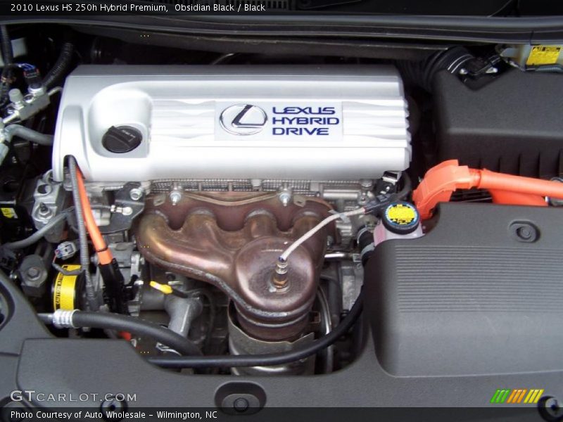  2010 HS 250h Hybrid Premium Engine - 2.4 Liter DOHC 16-Valve VVT-i Atkinson Cycle 4 Cylinder Gasoline/Electric Hybrid