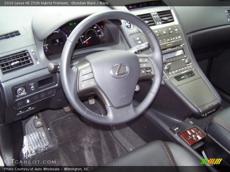  2010 HS 250h Hybrid Premium Black Interior