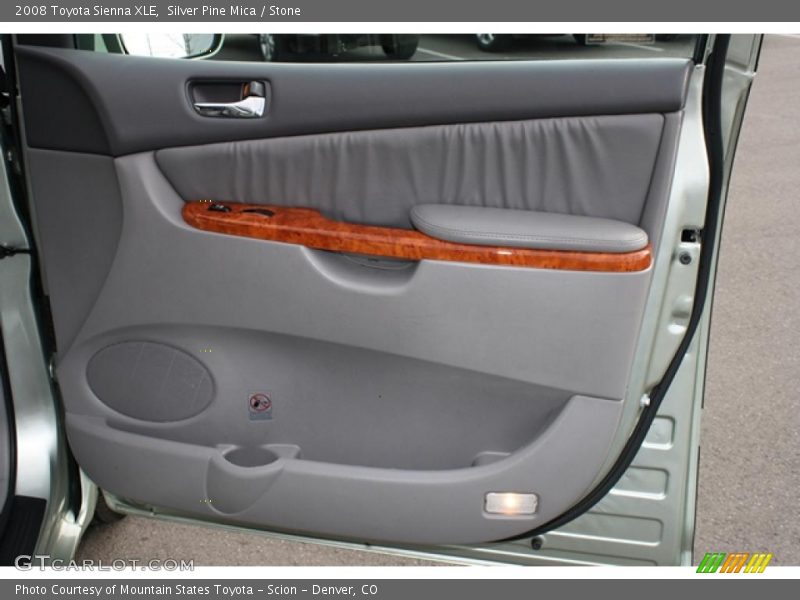 Silver Pine Mica / Stone 2008 Toyota Sienna XLE