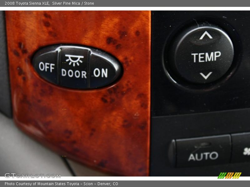 Silver Pine Mica / Stone 2008 Toyota Sienna XLE