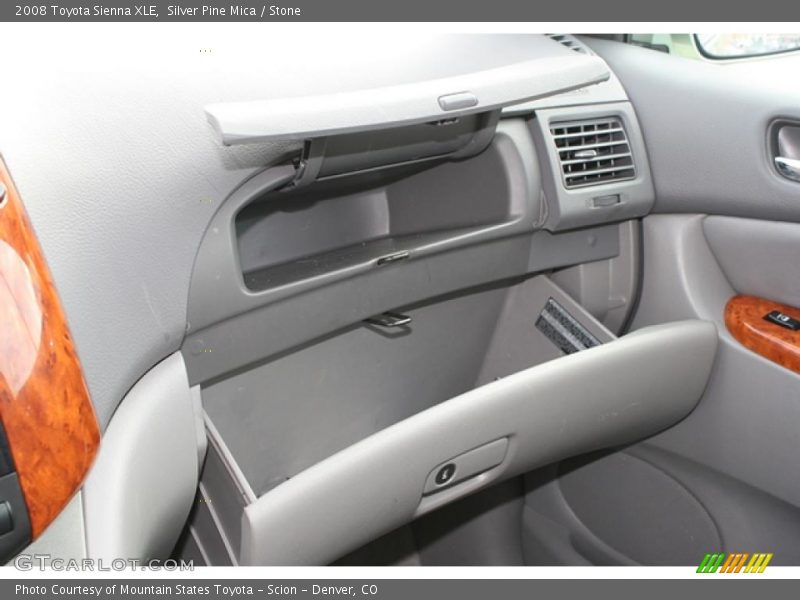 Silver Pine Mica / Stone 2008 Toyota Sienna XLE