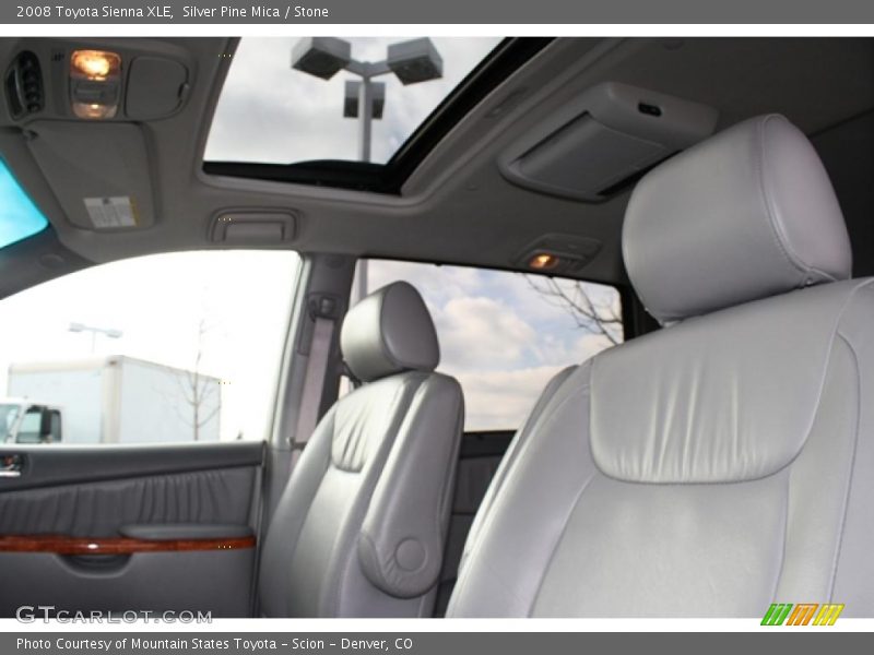 Silver Pine Mica / Stone 2008 Toyota Sienna XLE