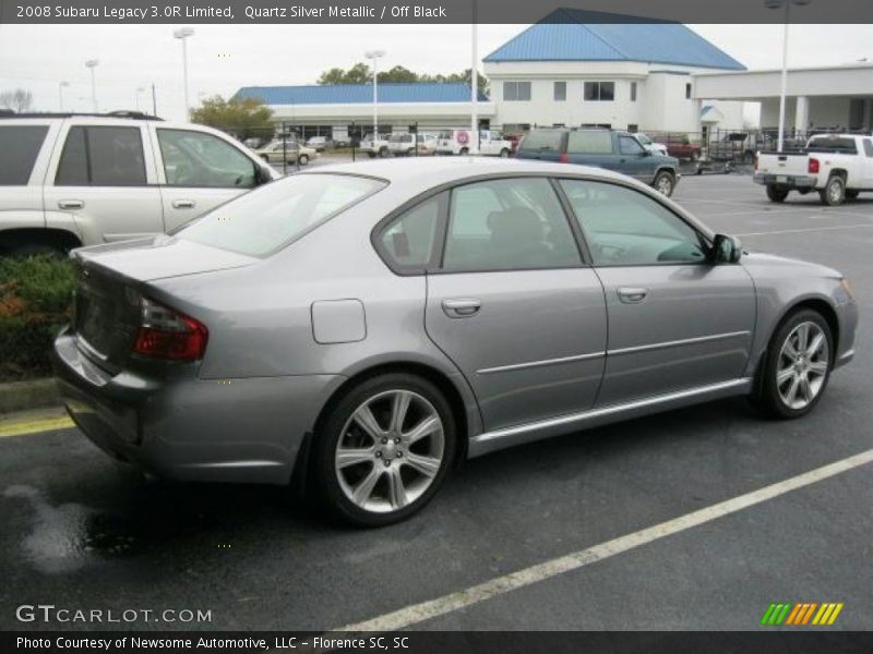 Quartz Silver Metallic / Off Black 2008 Subaru Legacy 3.0R Limited