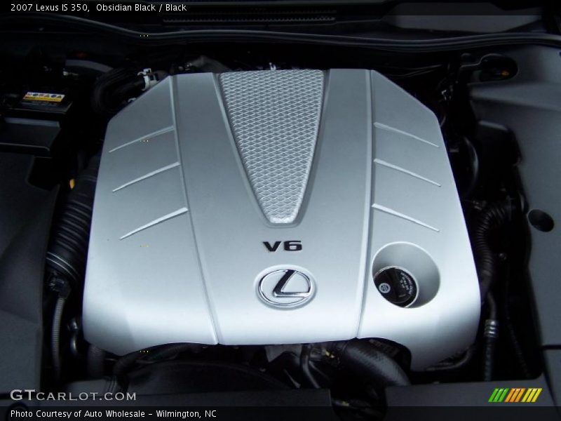 Obsidian Black / Black 2007 Lexus IS 350