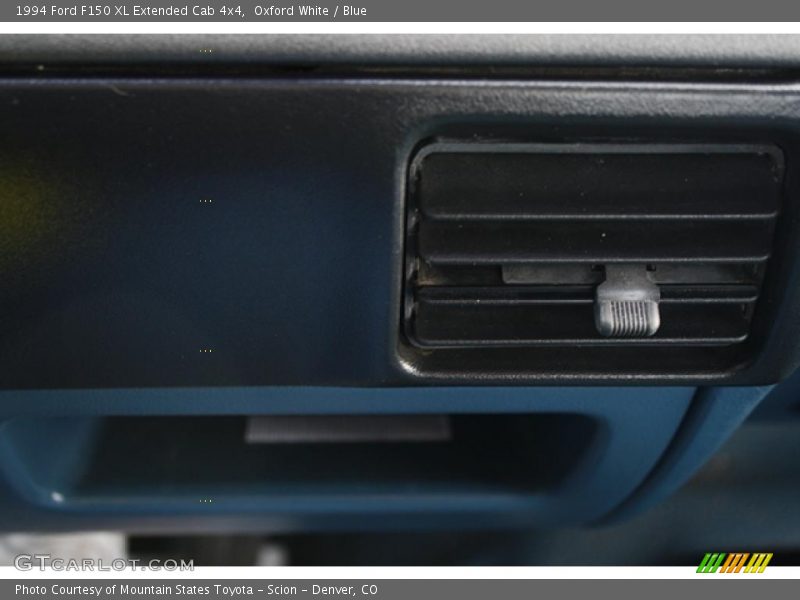 Oxford White / Blue 1994 Ford F150 XL Extended Cab 4x4